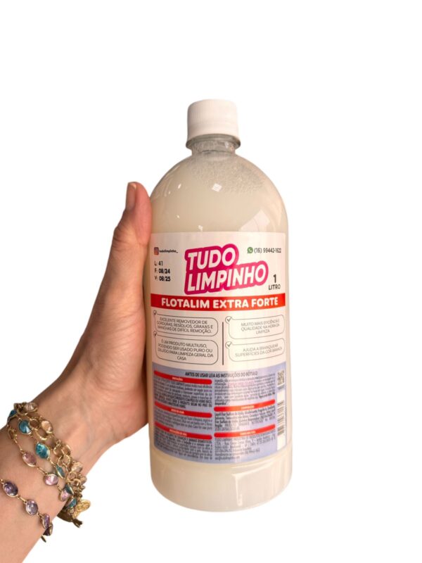 KIT LIMPEZA SABÃO DE QUEROSENE E FLOTALIM 1LITRO - Imagem 3