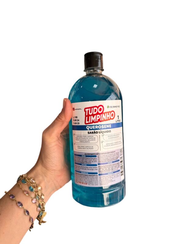 KIT LIMPEZA SABÃO DE QUEROSENE E FLOTALIM 1LITRO - Imagem 4