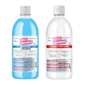 KIT LIMPEZA SABÃO DE QUEROSENE E FLOTALIM 1LITRO