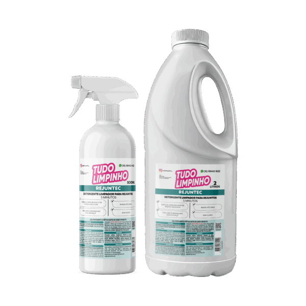 KIT REJUNTEC LIMPADOR DE REJUNTES 2L + 500ML C/ VÁLVULA