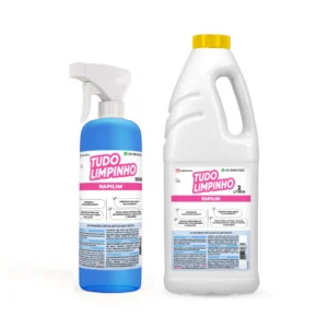 KIT RAPILIM LIMPADOR DESENGORDURANTE 2L + 500ML C/ VÁLVULA
