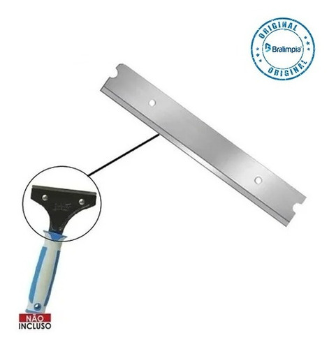 LÂMINA PARA RASPADOR MULTIUSO 10CM BRALIMPIA - Imagem 2