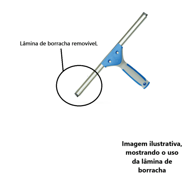 LÂMINA DE BORRACHA 35CM BRALIMPIA - Imagem 2