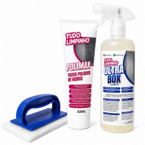KIT LIMPEZA DE BOX COM POLIMENTO