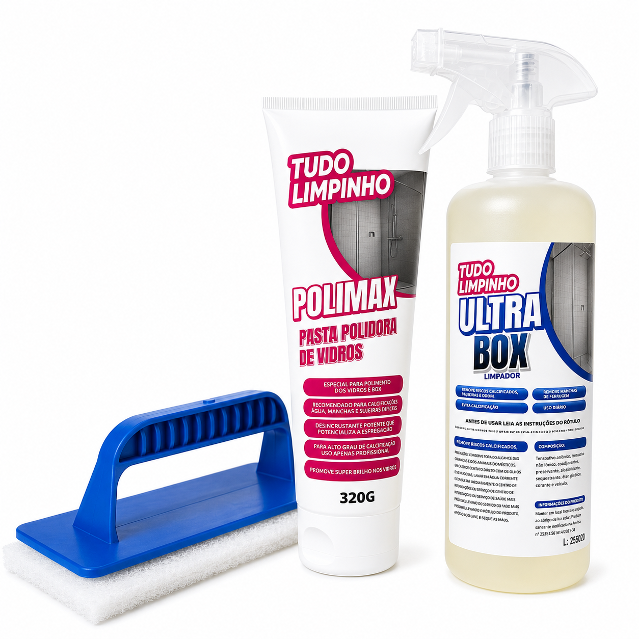 KIT LIMPEZA DE BOX COM POLIMENTO - Imagem 6