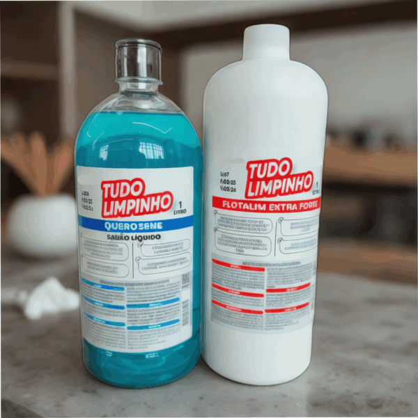 KIT LIMPEZA SABÃO DE QUEROSENE E FLOTALIM 1LITRO - Imagem 5