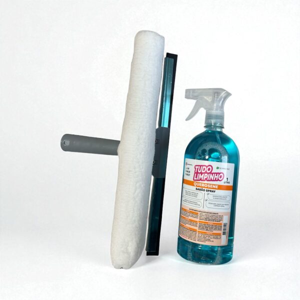 KIT RODO COMBINADO 35CM + SPRAY QUEROSENE 1LT