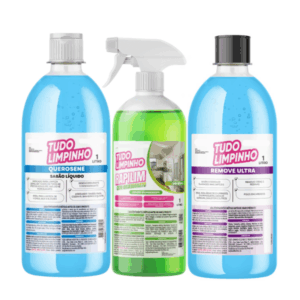 KIT FUNCIONAL RAPILIM, REMOVE E SABÃO QUEROSENE 1LT
