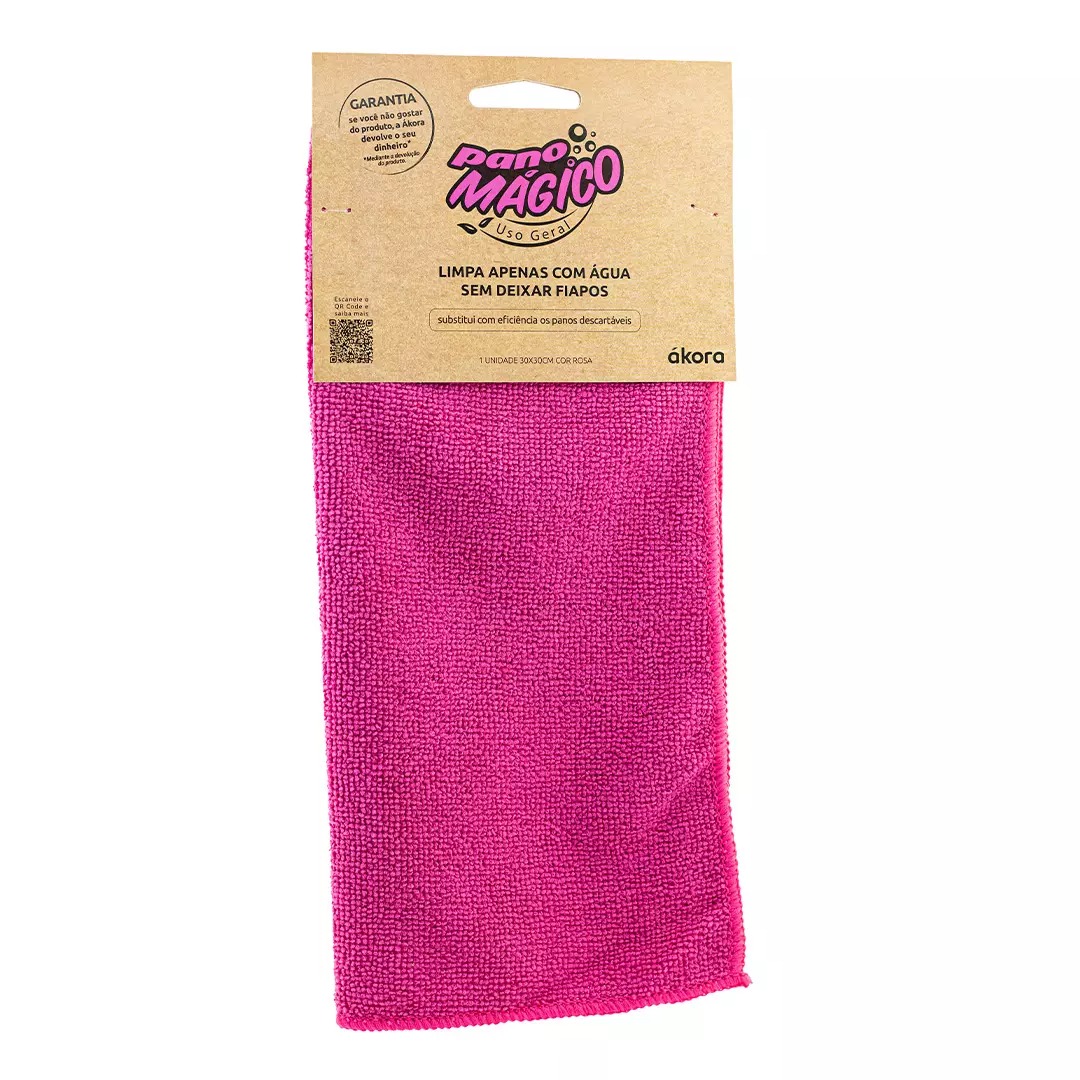 Pano Mágico Uso Geral (1 Unidade) 30x30cm Ákora - Imagem 4
