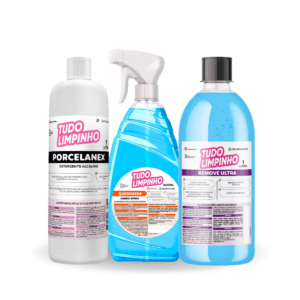 KIT PORCELANEX, REMOVE ULTRA, SPRAY QUEROSENE TUDO LIMPINHO
