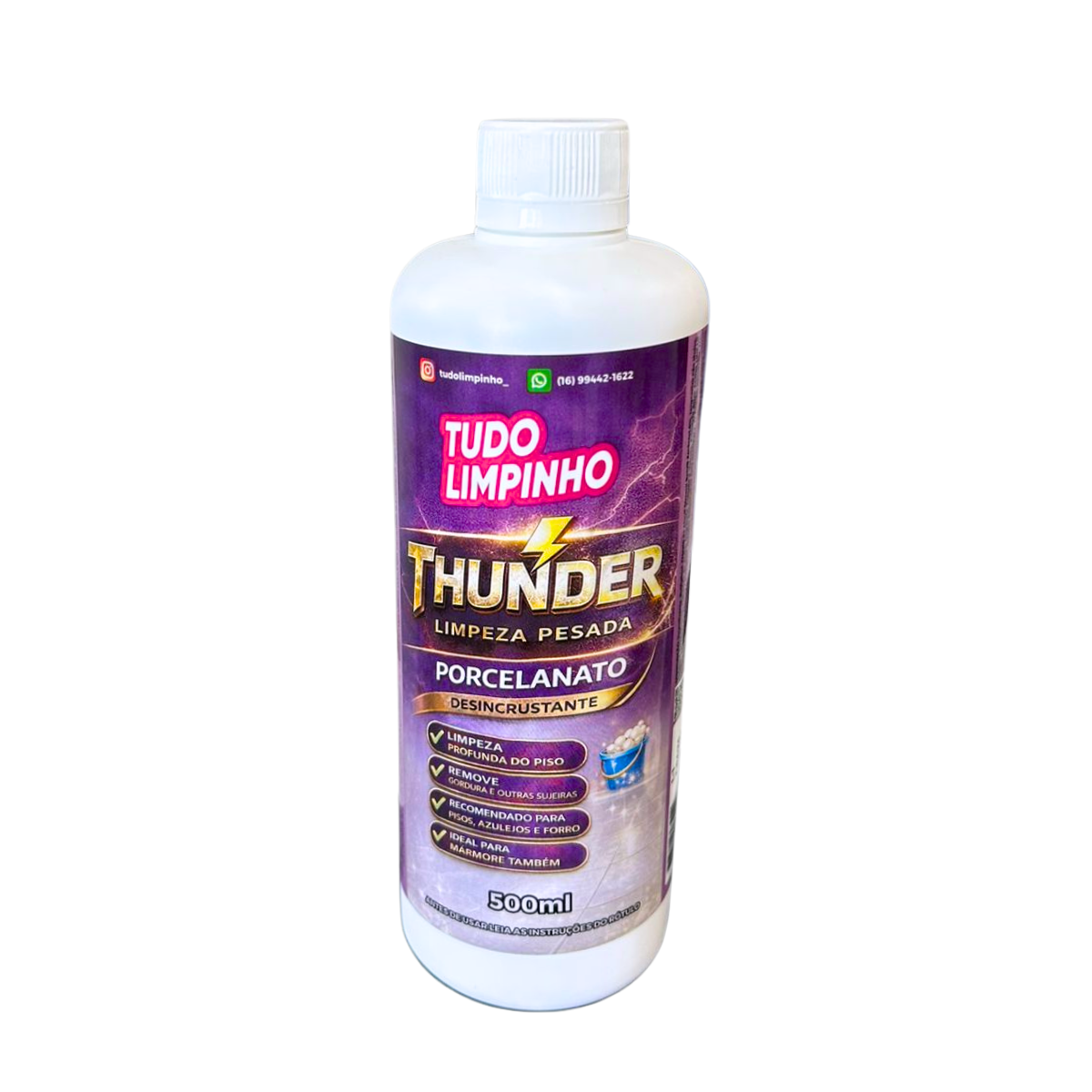 THUNDER LIMPA PORCELANATO LIMPEZA PESADA - Imagem 8