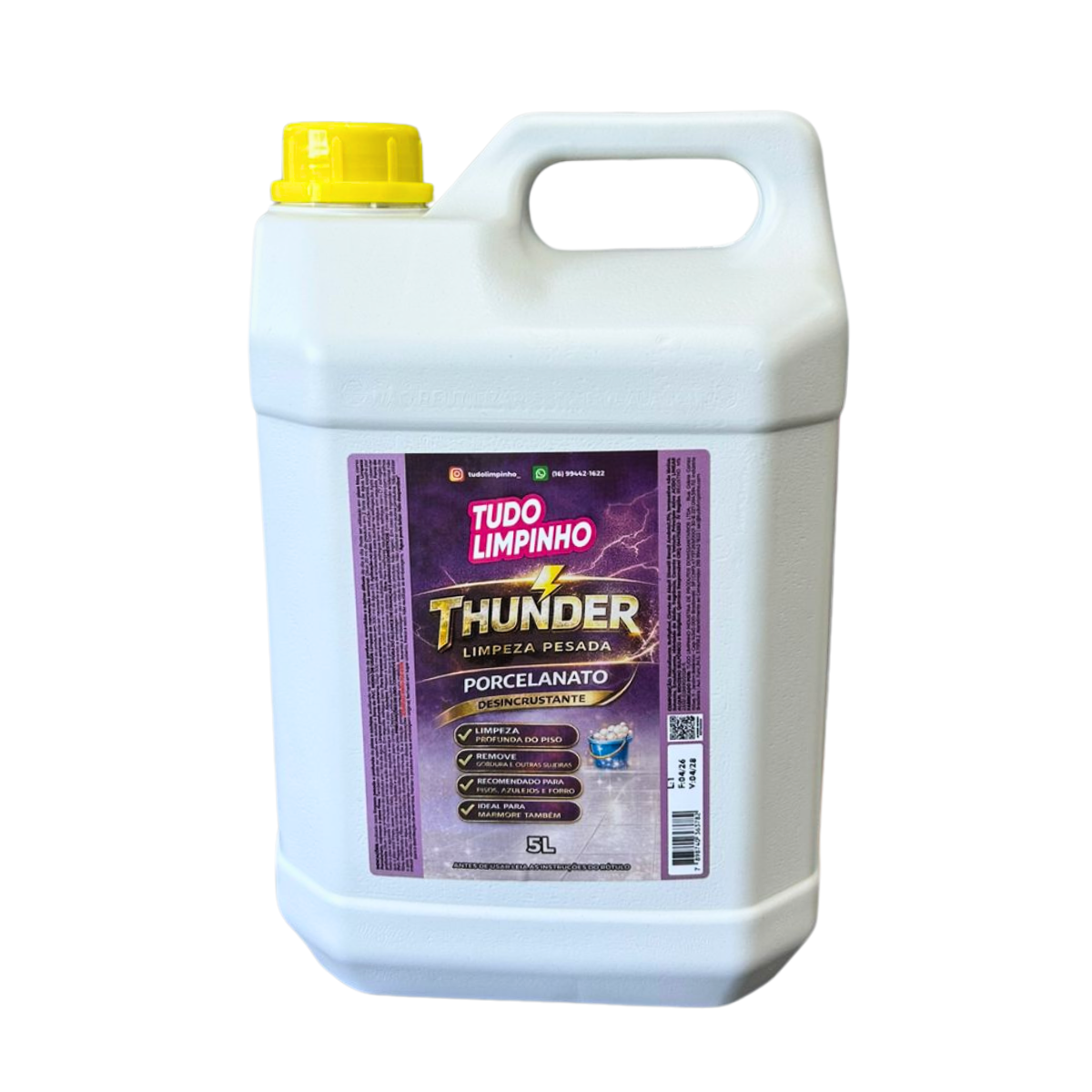 THUNDER LIMPA PORCELANATO LIMPEZA PESADA - Imagem 6