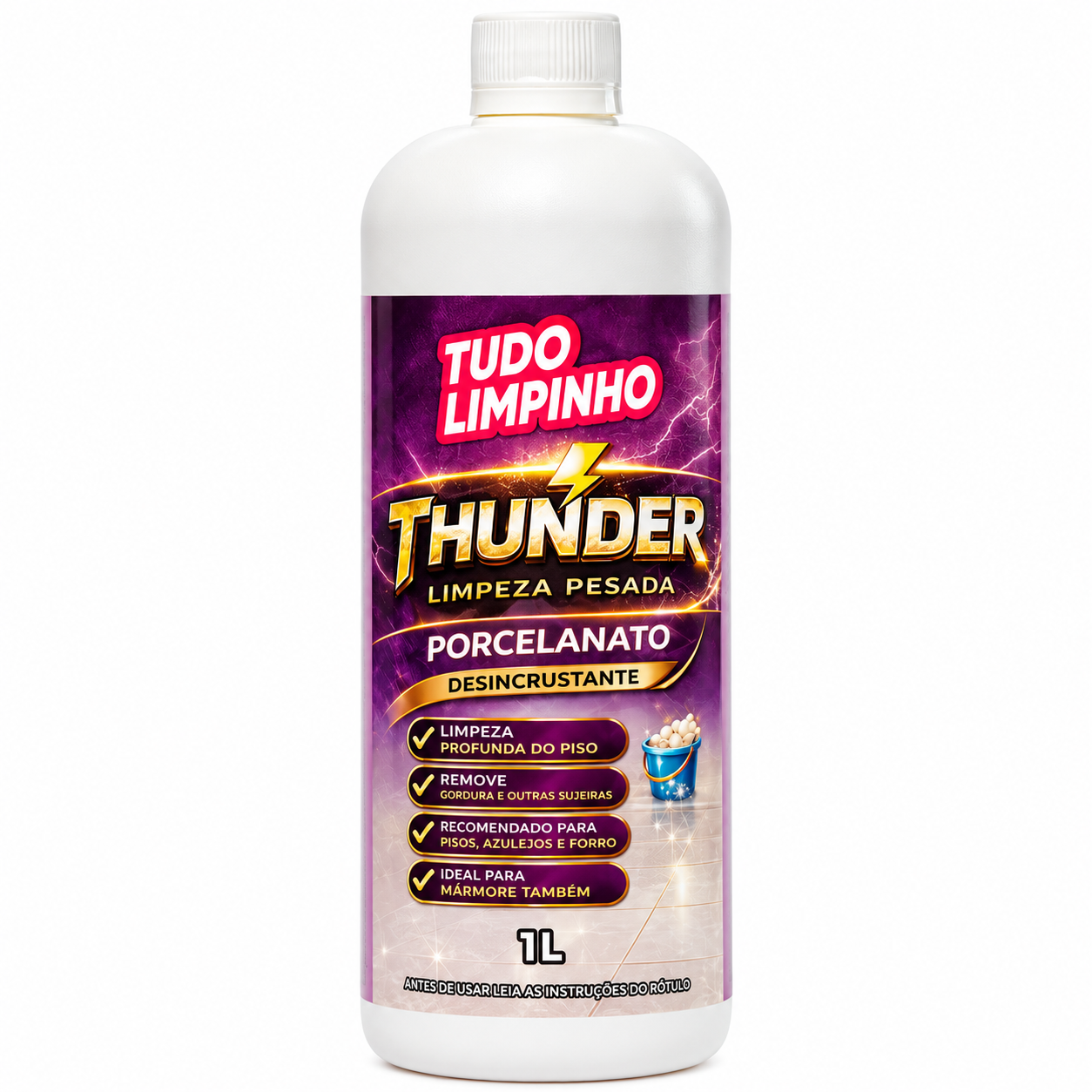 THUNDER LIMPA PORCELANATO LIMPEZA PESADA - Imagem 4