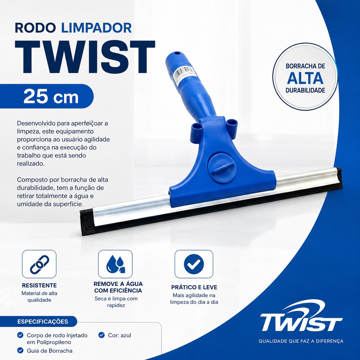 RODO PARA VIDROS TWIST 25CM - Imagem 8